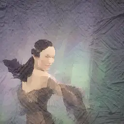 Aveda background painting