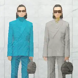 Balenciaga banner painting