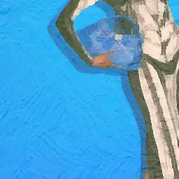 Balmain background painting