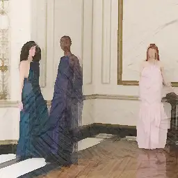 Bergdorf Goodman background painting