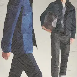 Berluti banner painting