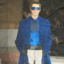 Berluti banner painting