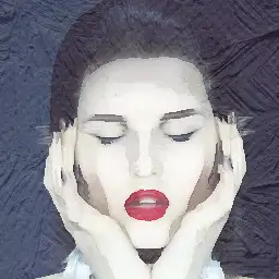 Bobbi Brown background painting