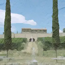 Brunello Cucinelli background painting