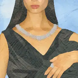 De Beers background painting