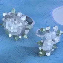 De Beers background painting