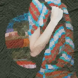 Dries Van Noten banner painting