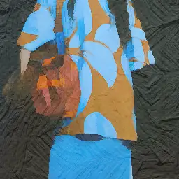 Dries Van Noten banner painting