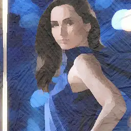 Estée Lauder background painting