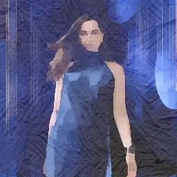Estée Lauder background painting