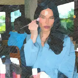 Fenty background painting