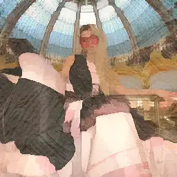 Galeries Lafayette background painting
