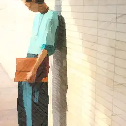 Jil Sander banner painting