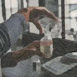 Le Labo background painting