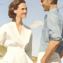 Loro Piana banner painting