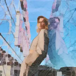 Max Mara Fashion Group background painting