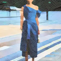 Alexander McQueen background painting