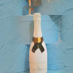 Moët & Chandon background painting
