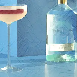 Moët Hennessy banner painting
