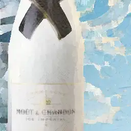Moët Hennessy banner painting