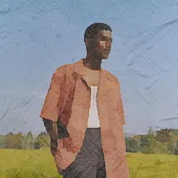 MR PORTER background painting