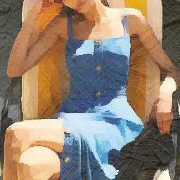 Neiman Marcus background painting