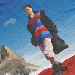 NET-A-PORTER background painting