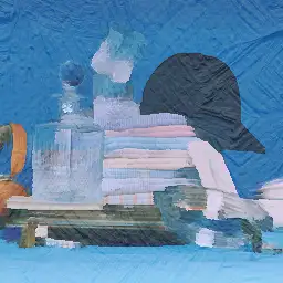 Saint Louis background painting