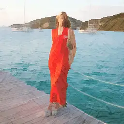 Tommy Hilfiger background painting