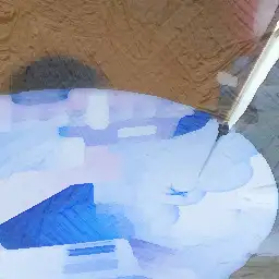 Van Cleef & Arpels banner painting