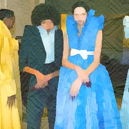 Viktor & Rolf background painting
